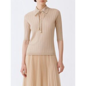 Fabiana Filippi Polo Shirt Woman Beige